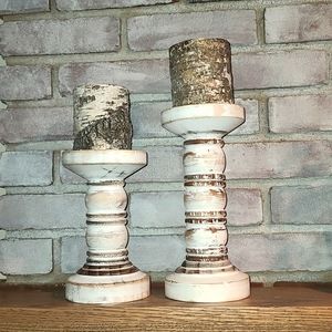 Candle holders and candles